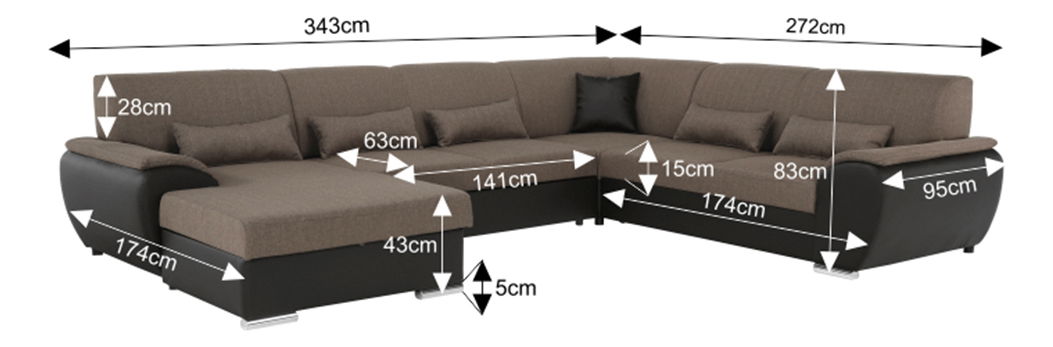 Kutna garnitura U Emma U (L) 