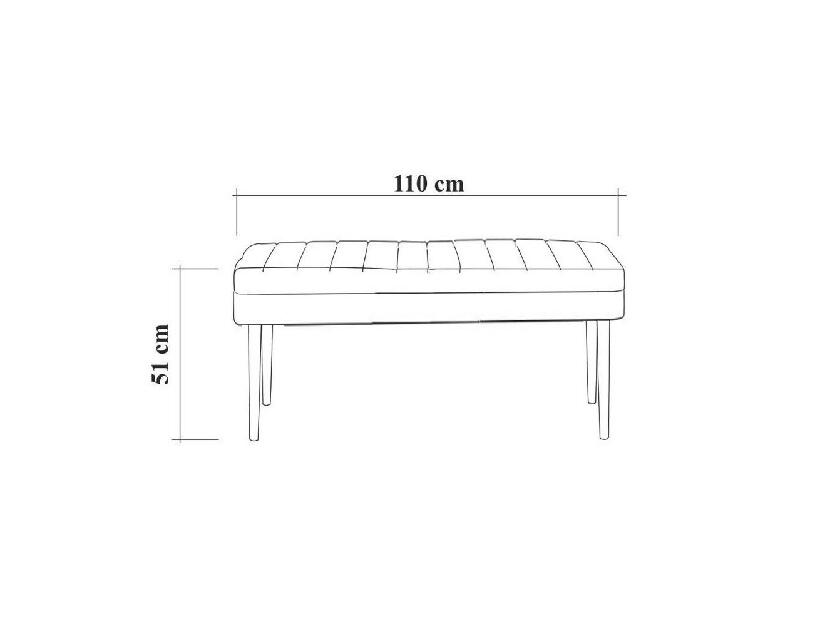 Klupa Nidupo 2 (orah + antracit) 