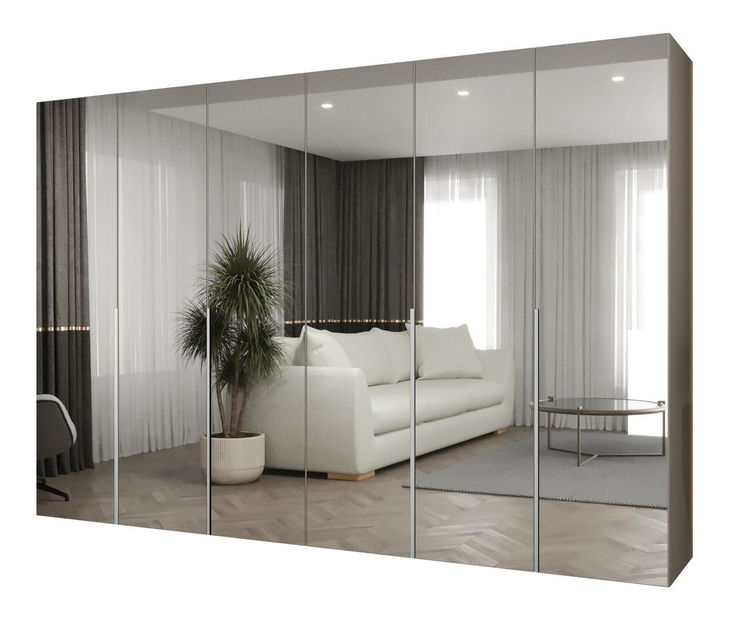 Ormar za garderobu 300 cm Alice 3 (kašmir + kašmir)