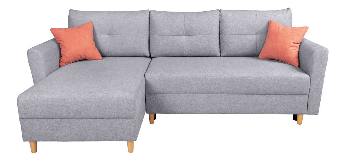 Sarokkanapé Aradena Lux 3DL.URC (szürke) (B)