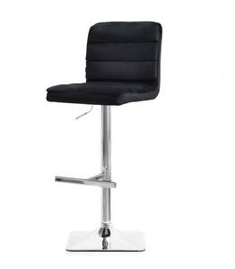 Stolička Hanoi (čierna + chrómová)