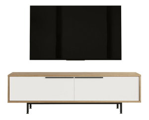 TV stolík/skrinka Onisko 1 (dub + biela)