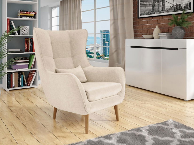 Fotoliu relax Florence (galben) *vânzare stoc