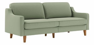 Pohovka trojsedačka Robia 3 (morská zelená + orech)