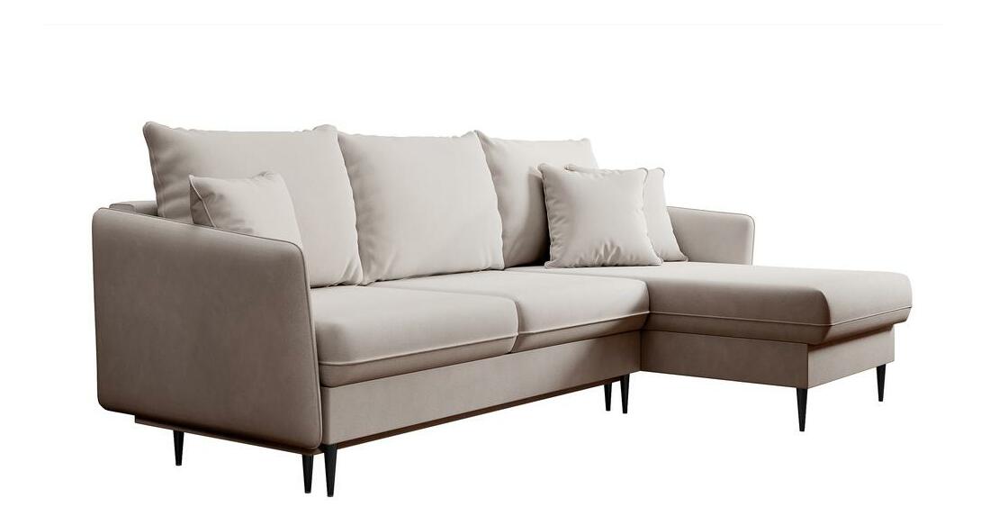 Colțar Vivaldio L (bej + negru)