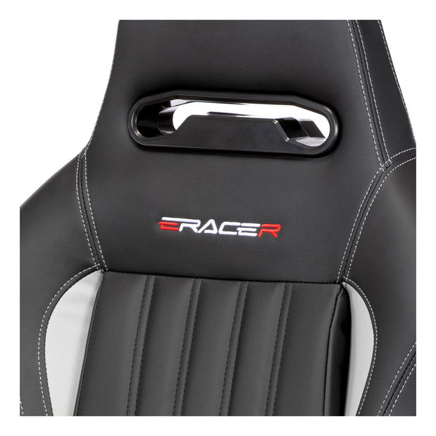 Irodai/játékos szék Farello-F06-GREY (fekete + szürke)