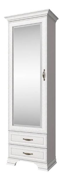 Ormar s policama Trippy (woodline krem) (sa ogledalom)