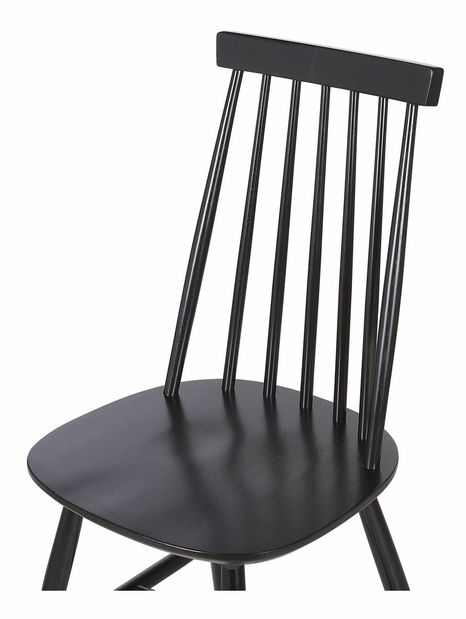 Set 2ks. jedálenských stoličiek Burank (čierna)