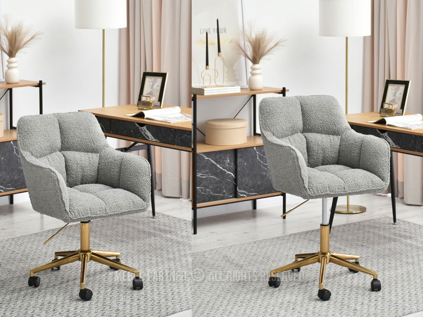 Fotoliu Island (gri + auriu)