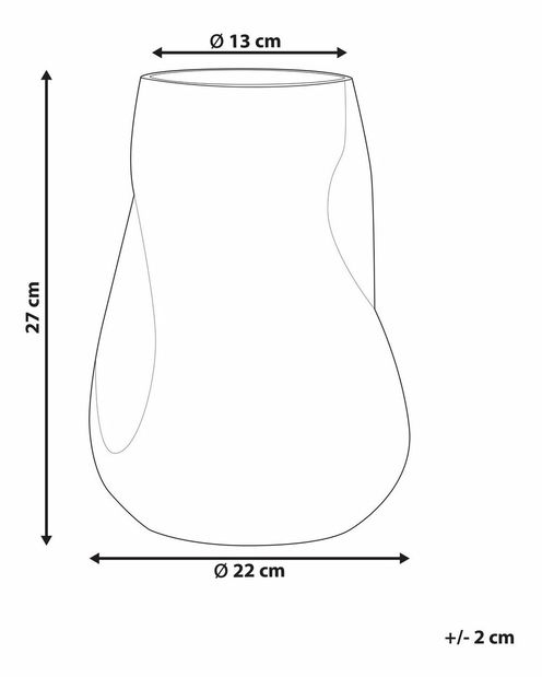 Váza Imeza (hnedá)