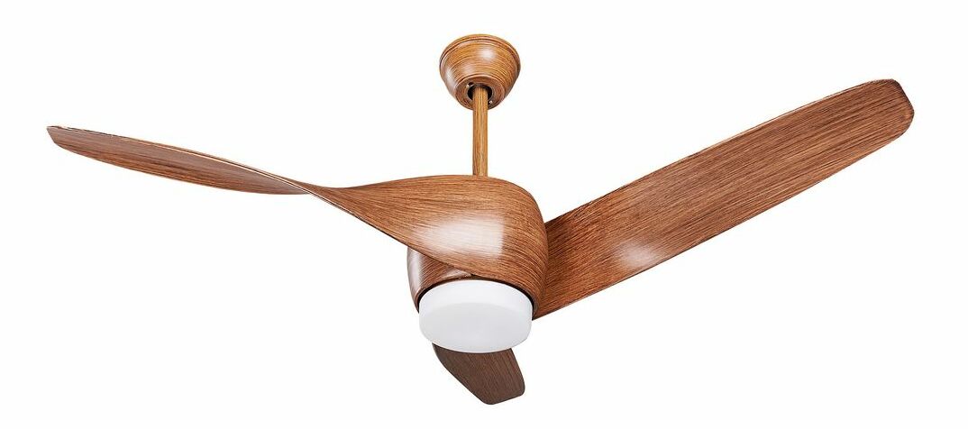 Ventilator de tavan cu lumină Parza (maro)