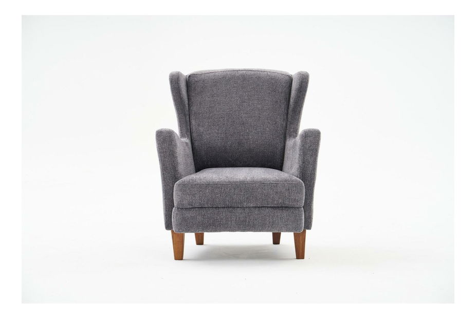 Füles fotel Lusitania 2 (szürke + dió)