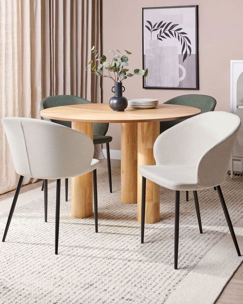 Set 2 ks jedálenských stoličiek Masza (béžová)