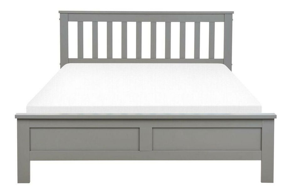 Manželská posteľ 140 cm Maye (sivá)