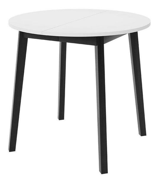 Blagovaonski stol Kirtore S 90 (bijela + crna) *rasprodaja 