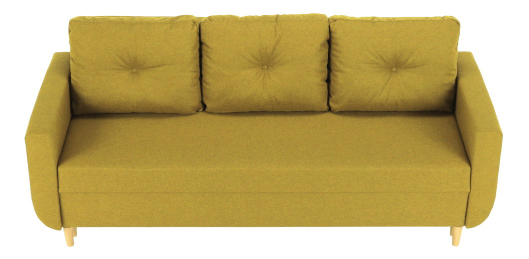 Rozkladacia pohovka Dollar (horčicová)