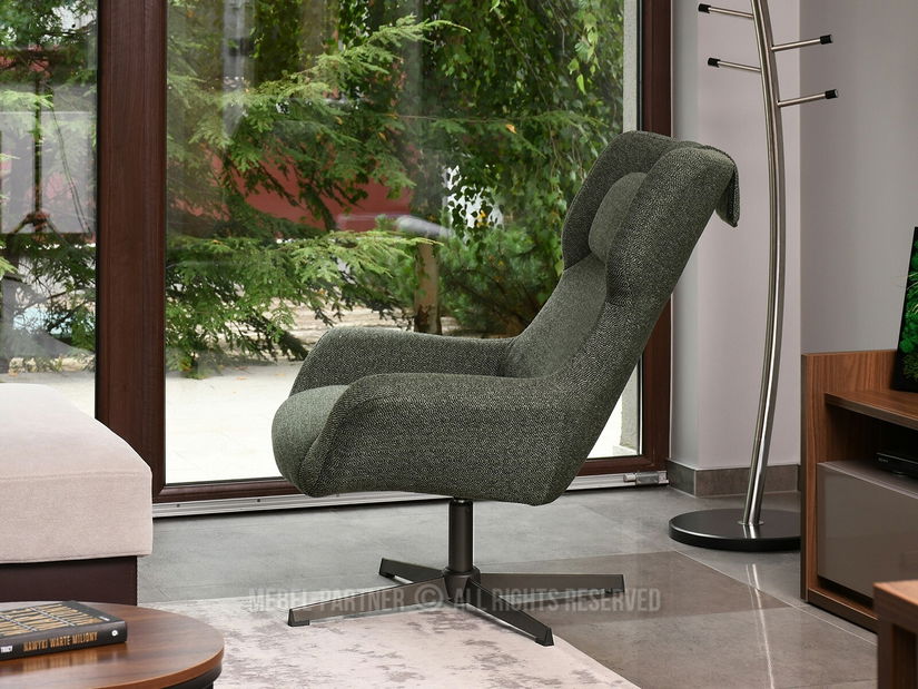 Fotelja Irma (zelena + grafit)