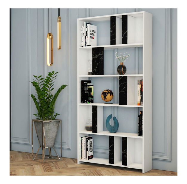 Regal Limba (bijela + crna)