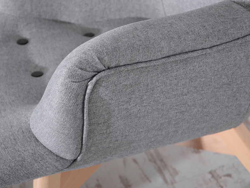 Relaxačné kreslo Florentino (sivá)