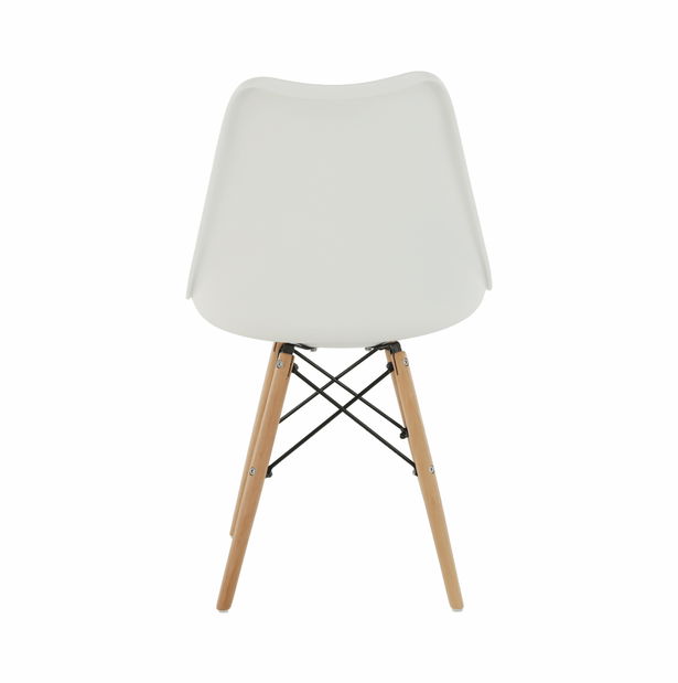 Scaun de sufragerie Kenda (alb)