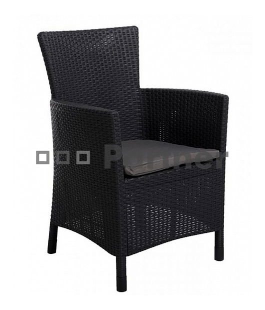 Záhradná zostava Havana 1+6 (antracit) (um. Ratan)