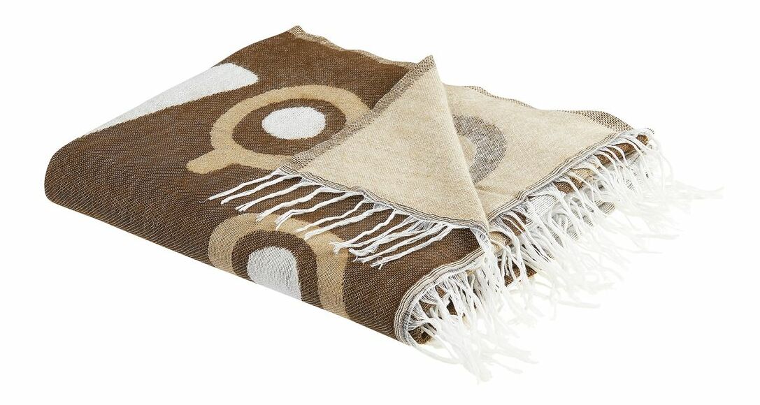 Deka 130 x 170 cm Steph (hnedá) 