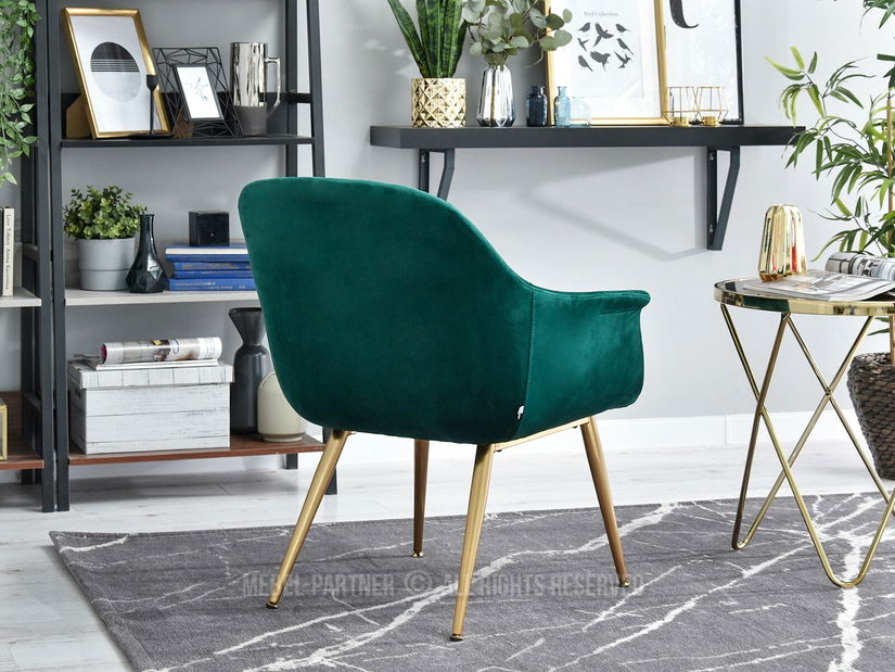 Fotoliu Osmol F (verde + auriu)