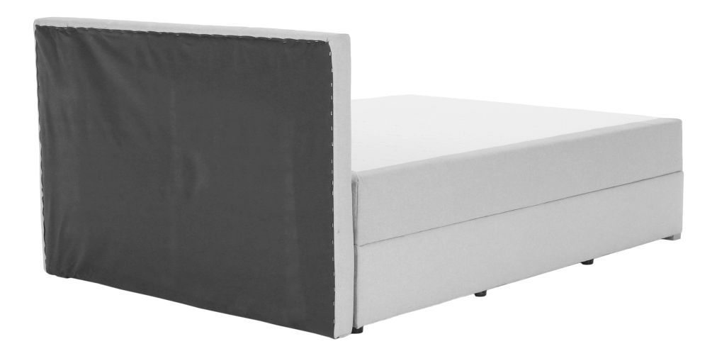 Manželská posteľ Boxspring 140 cm Ferrati (sivohnedá)