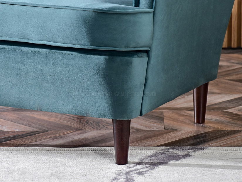 Kreslo ušiak Margis (čierna)