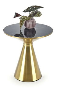 Dohányzóasztal Therese (fekete márvány + arany)