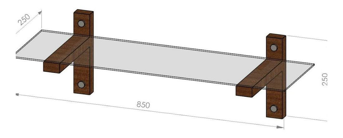 Polica Lonape 1 (orech) 