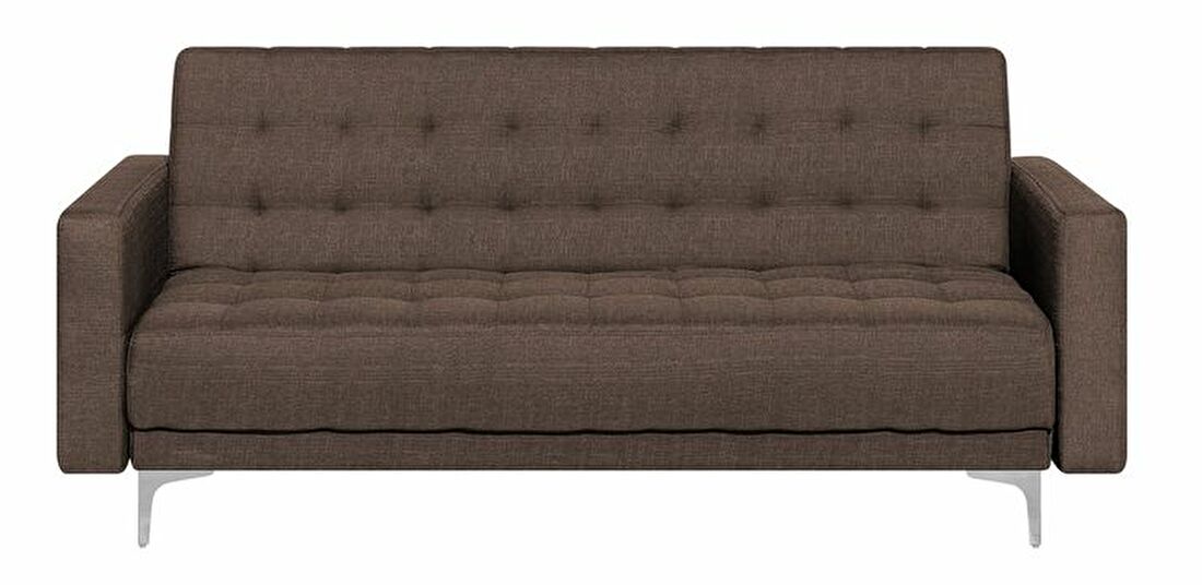 Sofa trosjed ABERLADY (tekstil) (tamno smeđa)