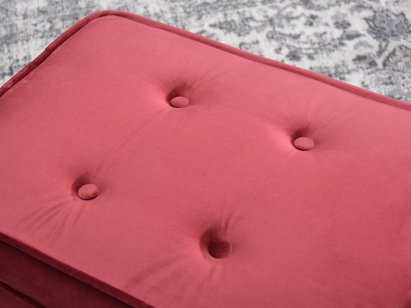 Taburetka Muriera (bordová + orech)