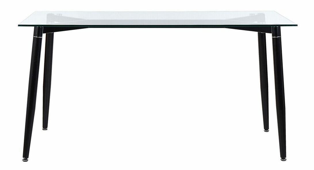 Jedálenský stôl TOTTUS (čierna) (pre 6 osôb)