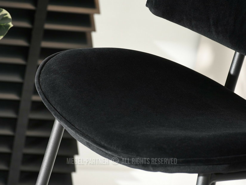 Scaun bar Ninasus (negru)