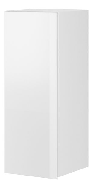 Viseća komoda Henry Typ 08 (bijela + bijeli visoki sjaj) (L)