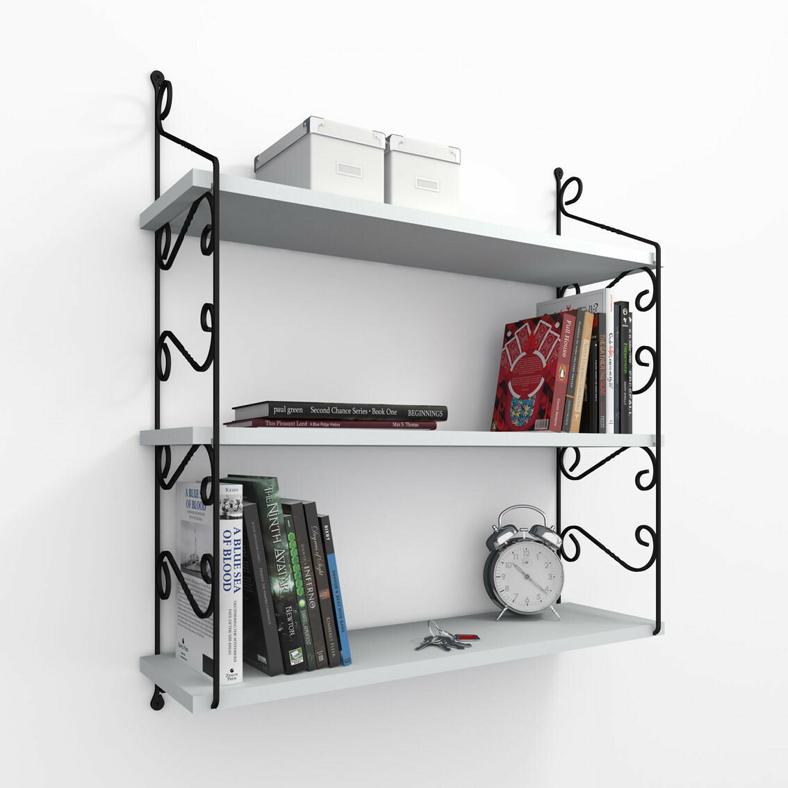 Fali polc Serra (fehér)