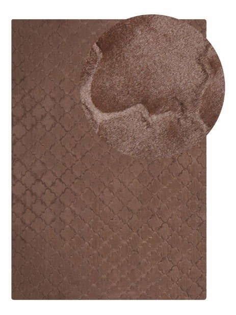 Tepih od umjetnog krzna 160 x 230 cm Gharry (smeđa)