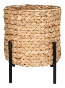 Kvetináč Aidelia (prírodná + čierna)