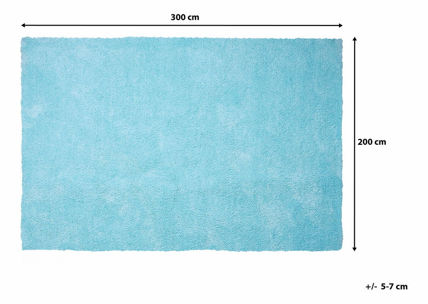Tepih 300 cm Damte (svijetlo plava)