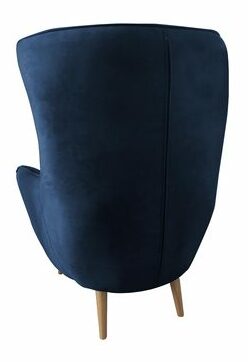 Kreslo ušiak Flerance (svetlohnedá) 