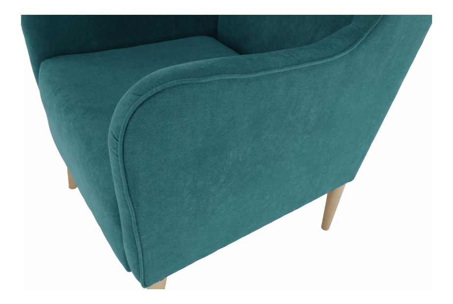 Fotoliu cu urechi Brius (turcoaz)