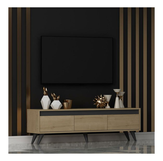 TV stolík/skrinka Vukule (dub zafírový) 