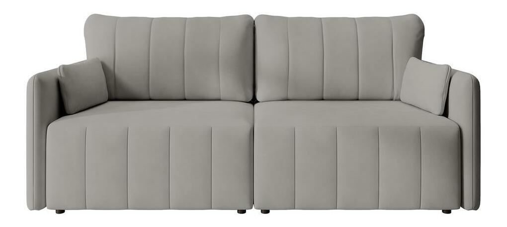 Kanapé Perkley (világosszürke + fekete)