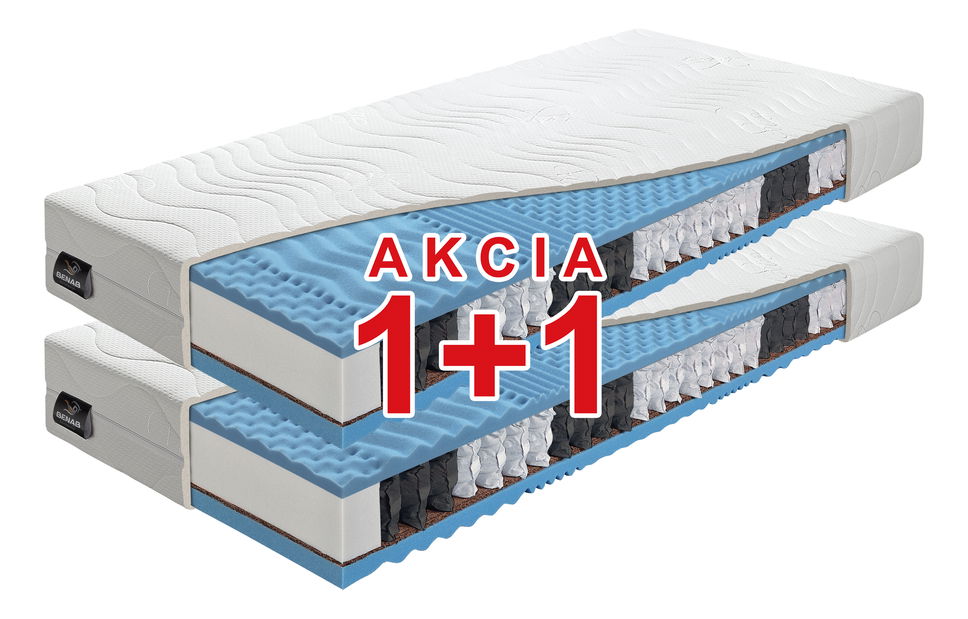 Taštičkový matrac Benab Fyzio Plus 2.0 200x80 cm (T3/T4) *AKCIA 1+1 *výpredaj