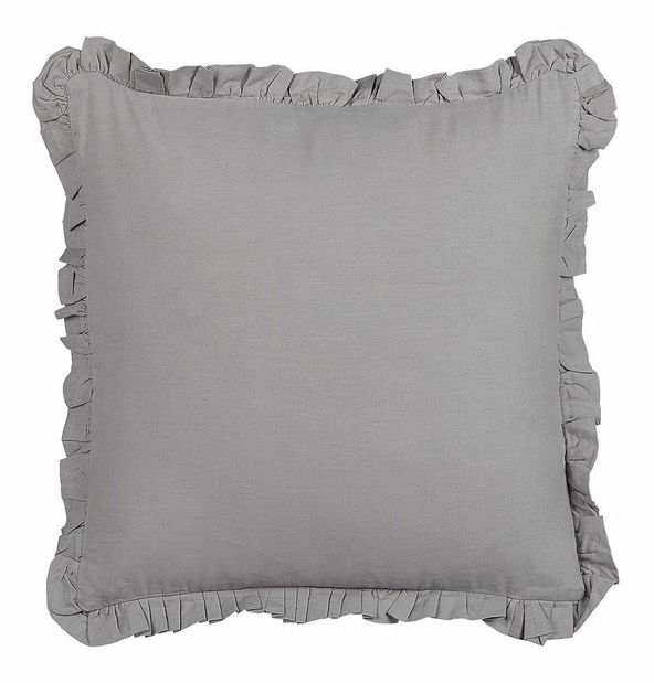 Set 2 buc perne decorative 45 x 45 cm Glab (gri)