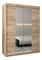 Šatníková skriňa 150 cm Toki 1 (Dub sonoma + Dub sonoma)