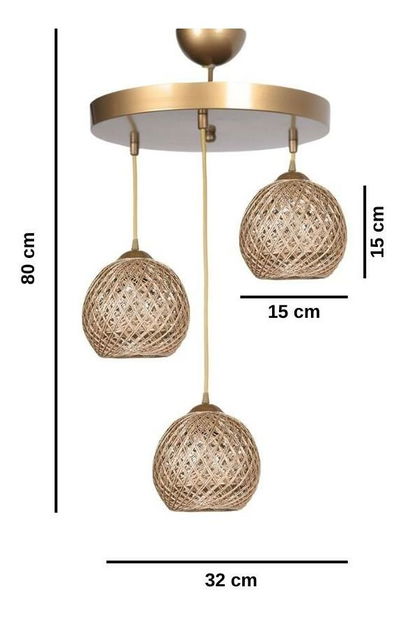 Mennyezeti lámpa Crayonessa 2 (arany)