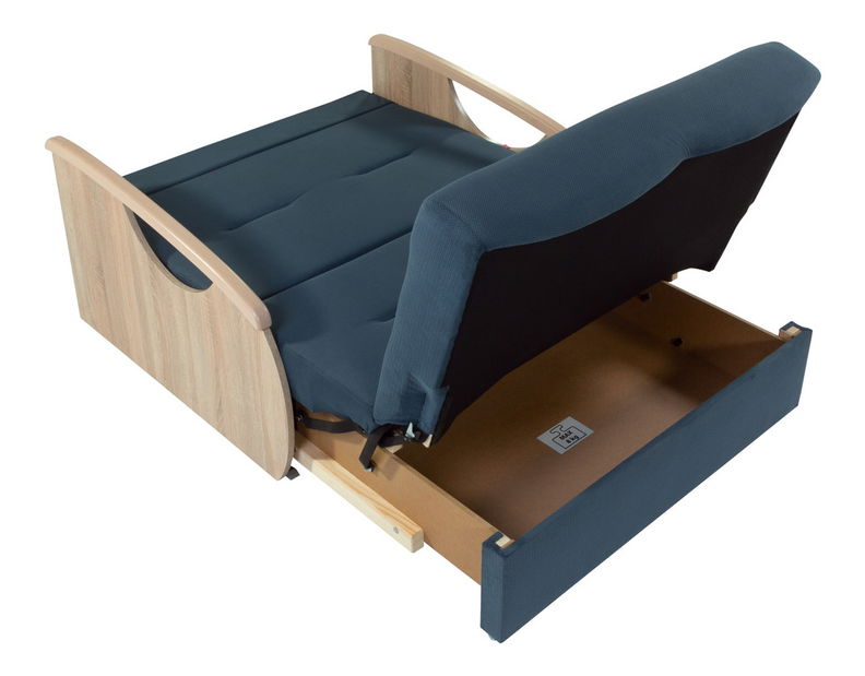 Pohovka dvojsedačka BRW Ida II 2FBKA (tmavomodrá)