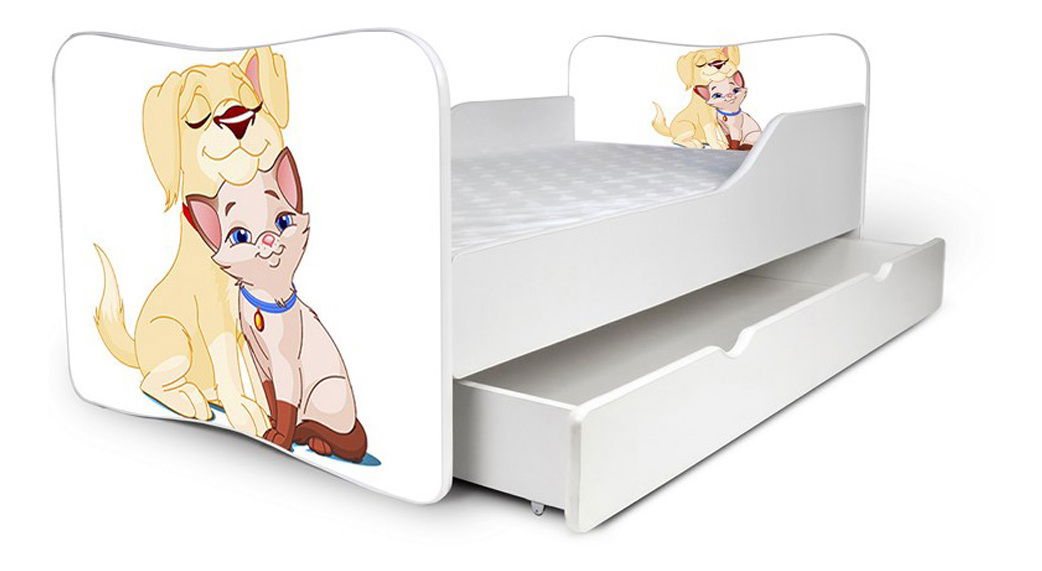 Pat pentru copii 160x80 cm Leonila 59